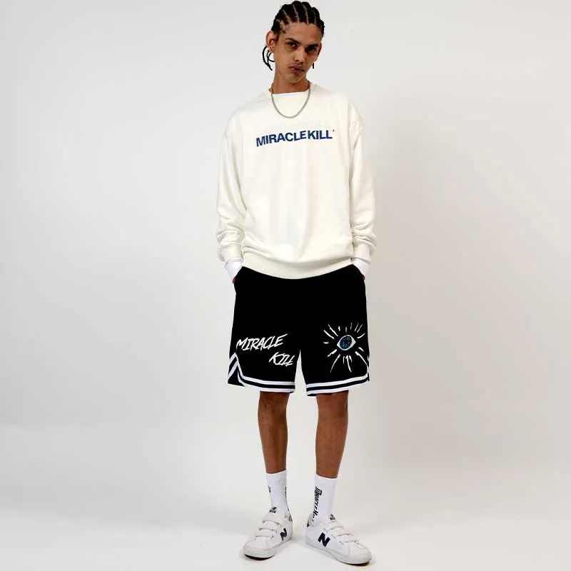 MIRACLE KILL Casual Shorts Unisex Black-7