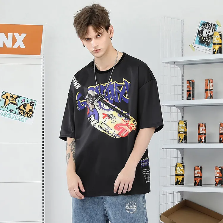 GENANX Straight T-Shirt Unisex White-10