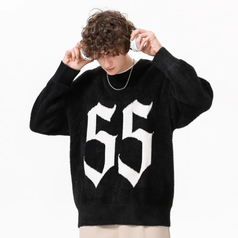 Premier 55 Knitwear Unisex Black-2