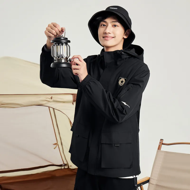 Erke Trench Coat Men's Jet Black-6