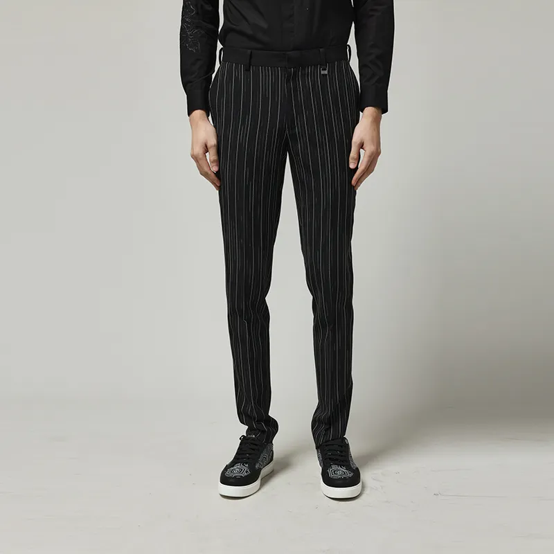 RARE Casual Pants Men Black-3