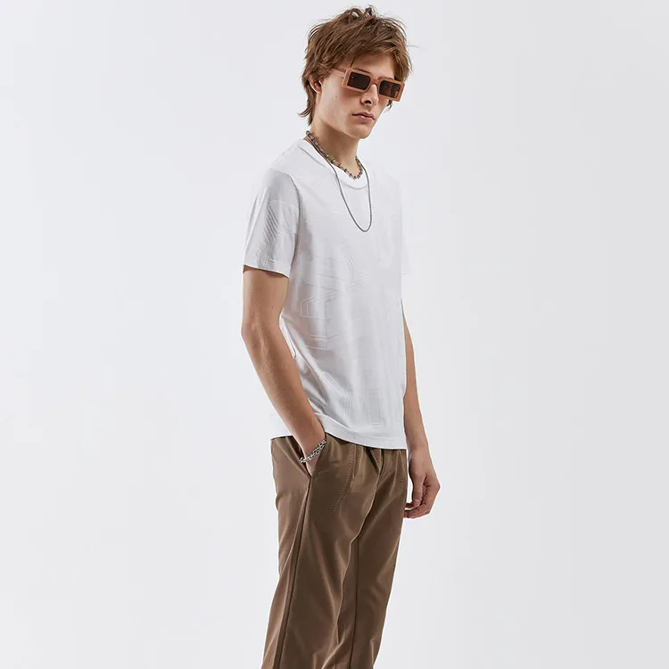 DAVID NAMAN Etruscan Series SS22 T Shirt Men's White-3