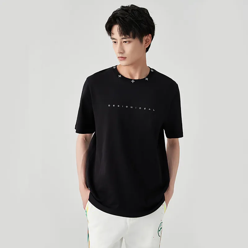 23R+ T Shirts Men Black-5