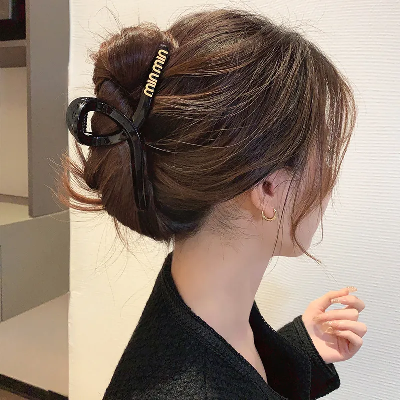 SENDME Acrylic Hair Clips Women's-2