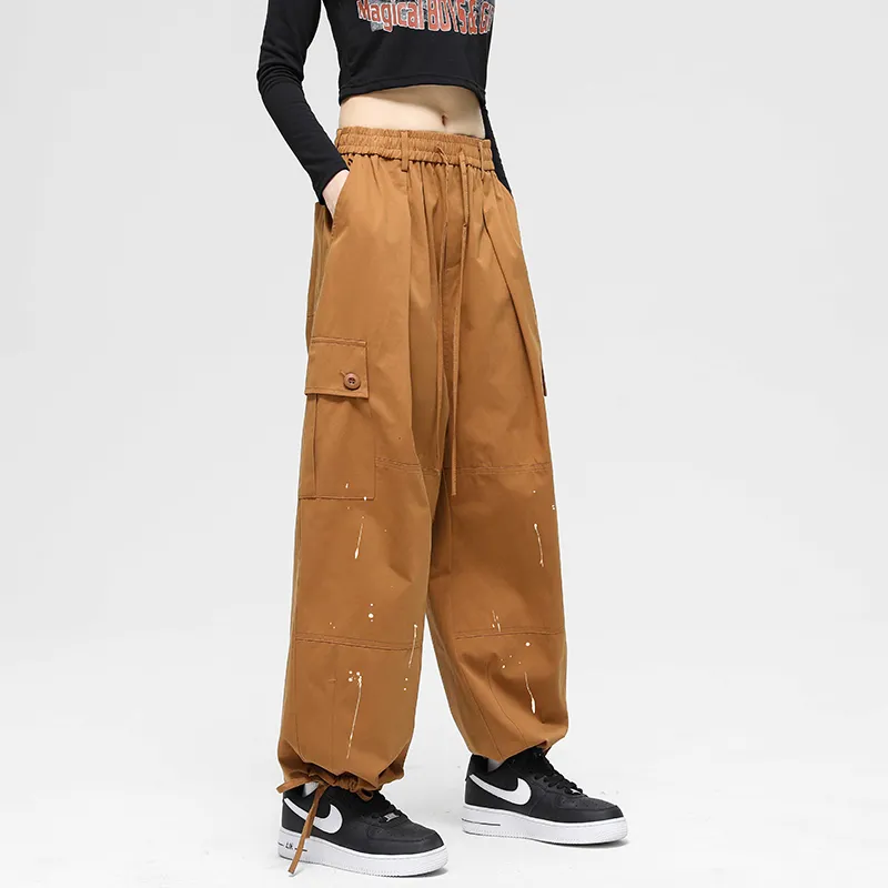 SCRM Straight Moderate Casual Pants Unisex-14