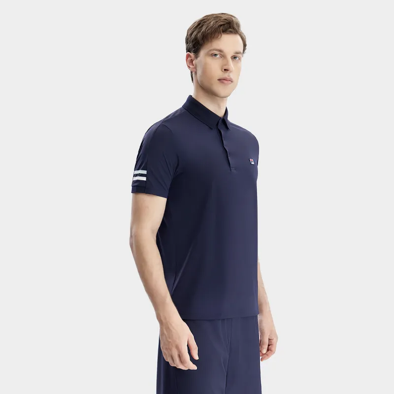 FILA Polo Shirt Men's Legend Blue-4