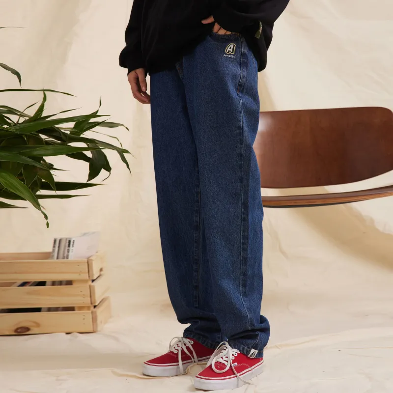 AMONSTER Straight Thin Jeans Unisex-10