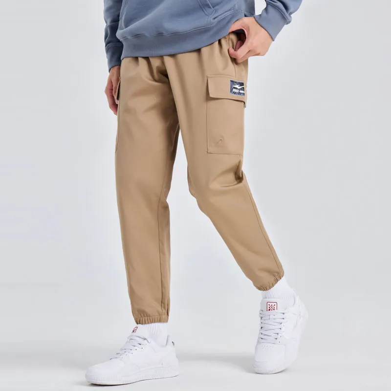 Erke Cargo Pants Men Latte Brown-2