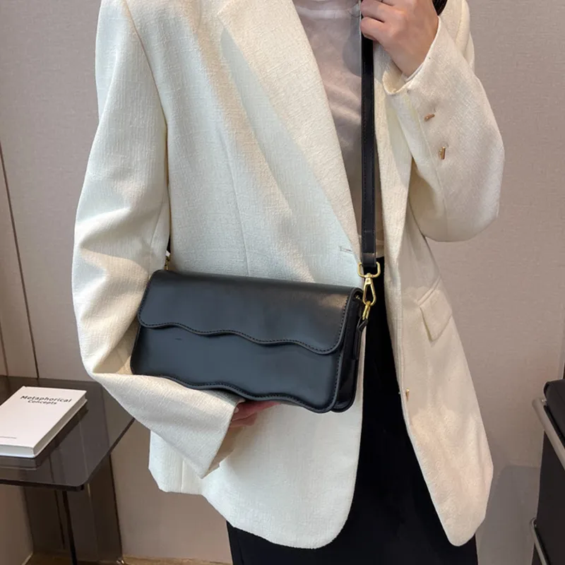 JANE KLAIN PU Small Square Bag, Crossbody Bag, Shoulder Bag Women's White-1