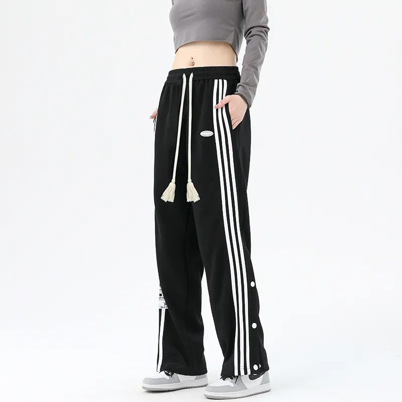SCRM Minimalist Stripes Unisex Casual Pants-4