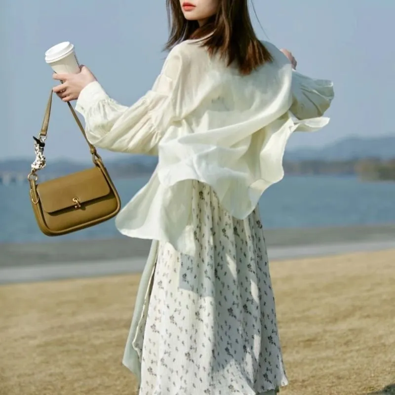 ANNECHEN Camisole Dress Dress Ecru-6