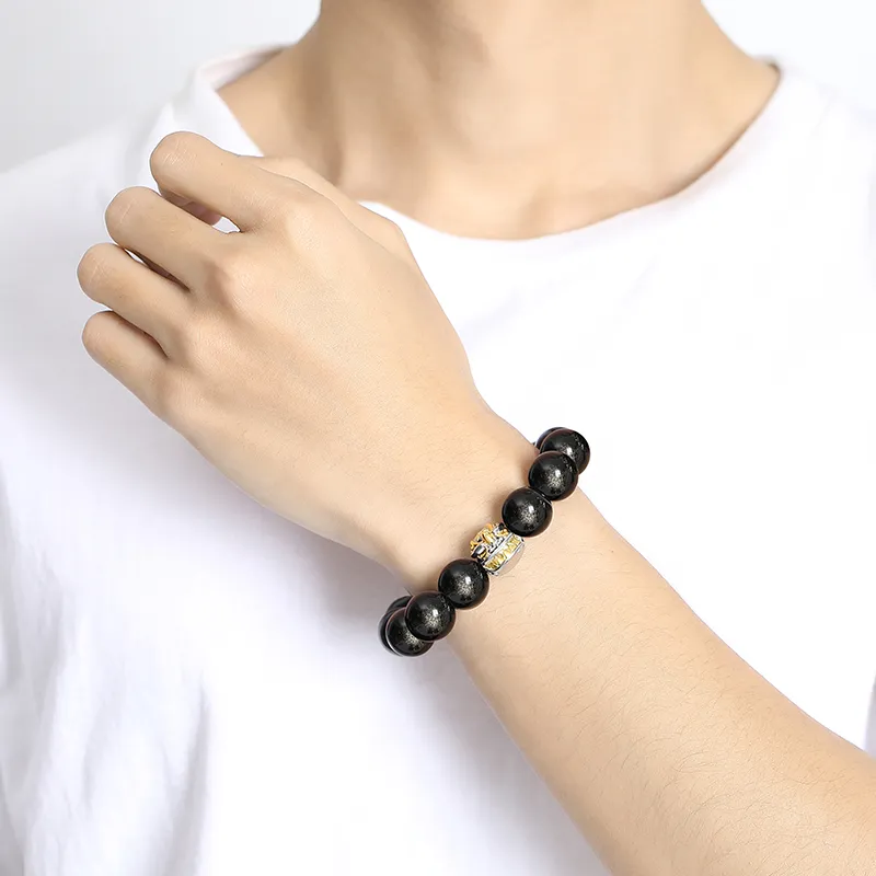 MOVER Obsidian Jade Bracelets Men's-4