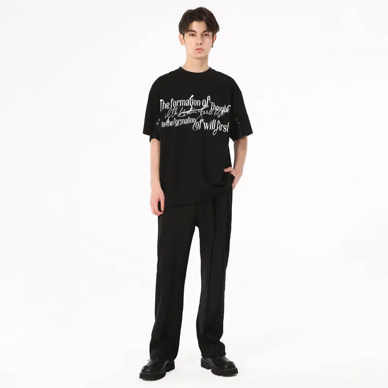 PASET T Shirts Unisex Black-2