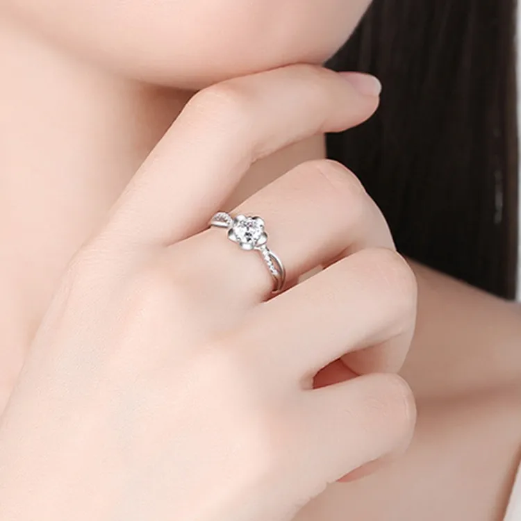 Asia Star 925 Sterling Silver Rings Women's-3