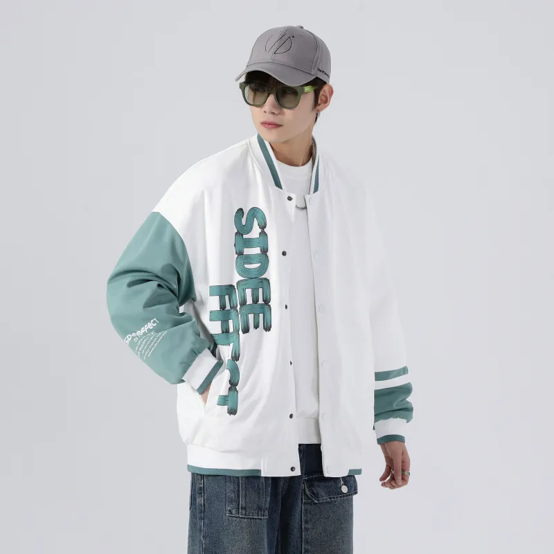 SIDEEFFECT Baseball Jacket Spring And Autumn Unisex-12