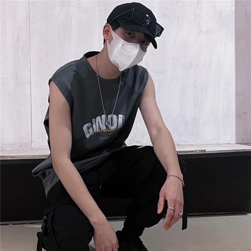 Gwola Tank Tops Unisex-14