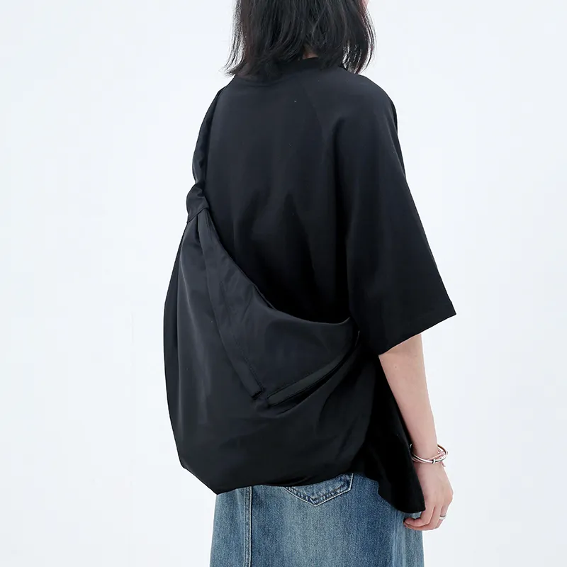 MYEDITION Messenger Bag, Shoulder Bag, Dumpling Bag, Crossbody Bag Nylon Multicolor Unisex-6