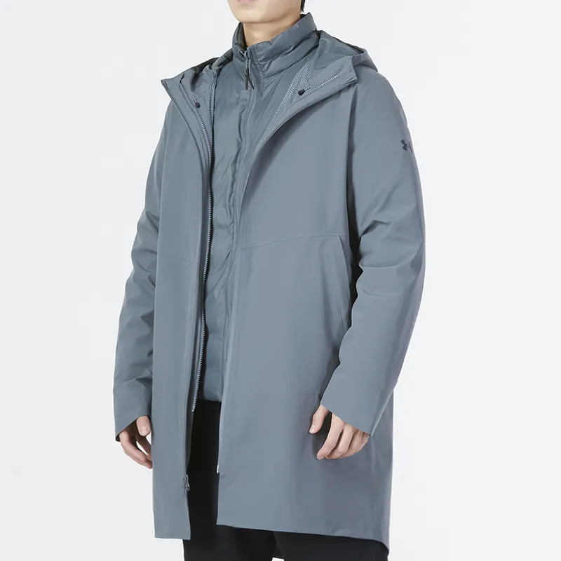 Under Armour Jackets Men Concrete Gray-5
