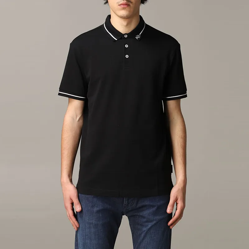 ARMANI EXCHANGEAE Polo Shirt Men's Black-2