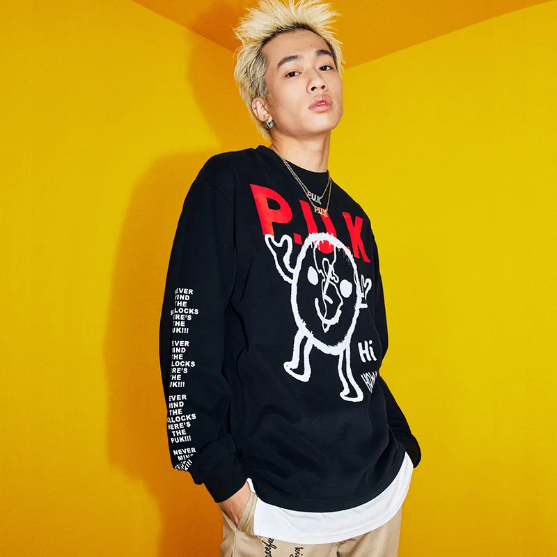 PUK Long Sleeved T Shirt Unisex-3
