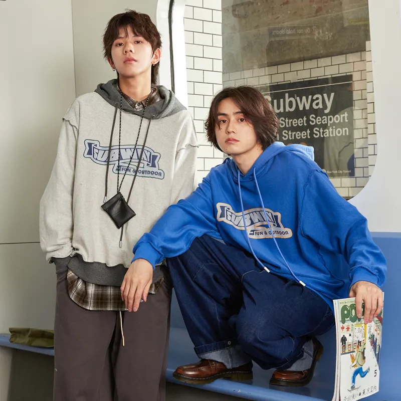 TIKIMOMOKA Japanese Tooling Couple Series Sweatshirts Unisex-3