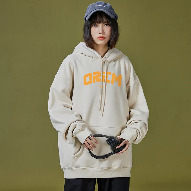 OREM ONE Hooded Loose Fit Regular Sweatshirt Unisex-14
