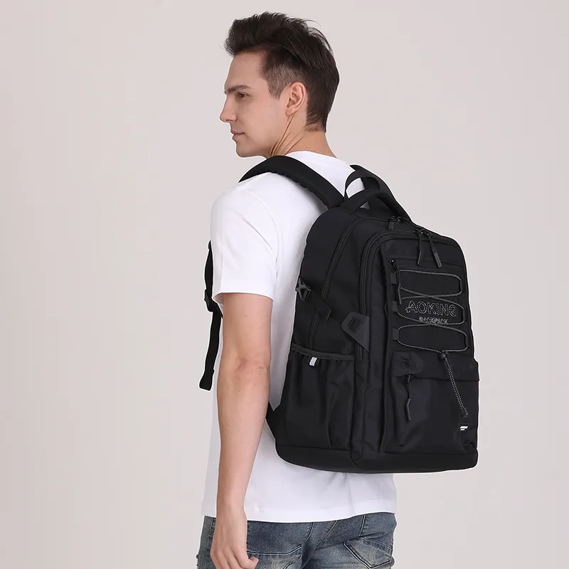 AOKING AK Polyester Laptop Backpack Large Size Unisex Multicolor-9
