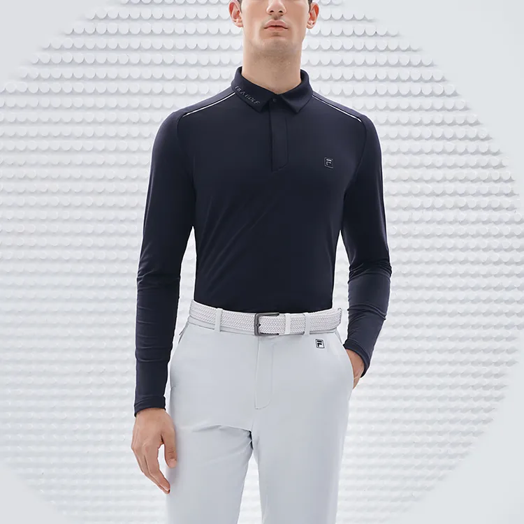 FILA Athletics Polo Shirts Men Pitch Black-3