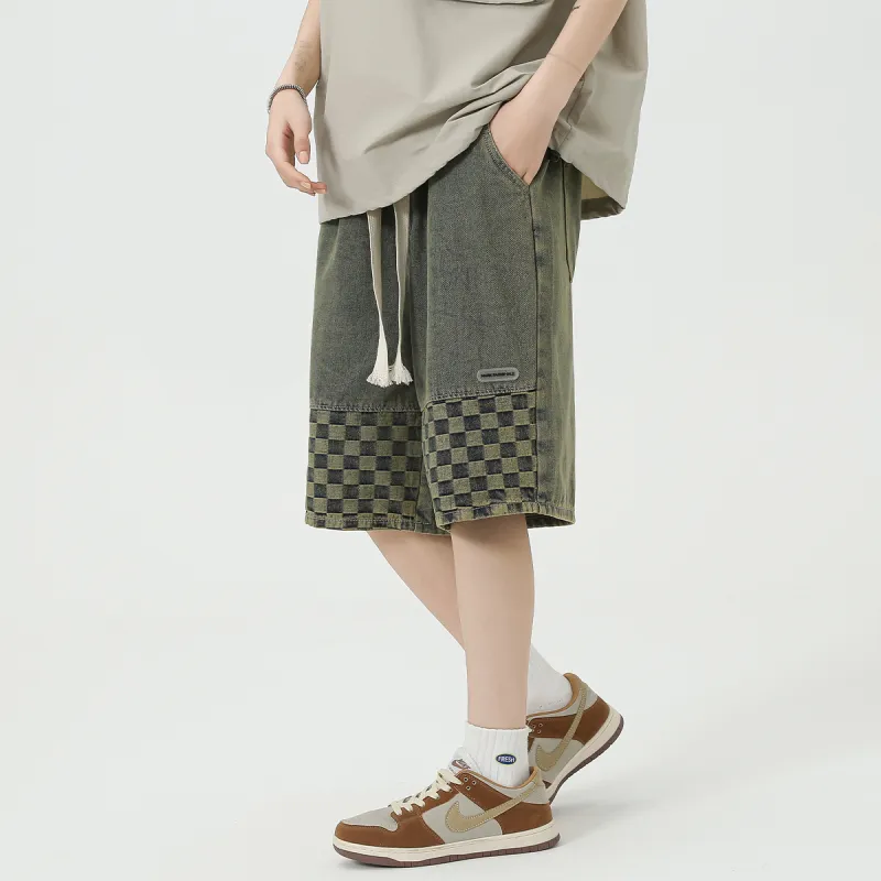 FAIRWHALE Denim Shorts Unisex-12