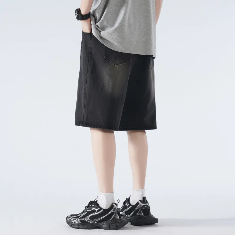 PAKA Denim Shorts Men-5