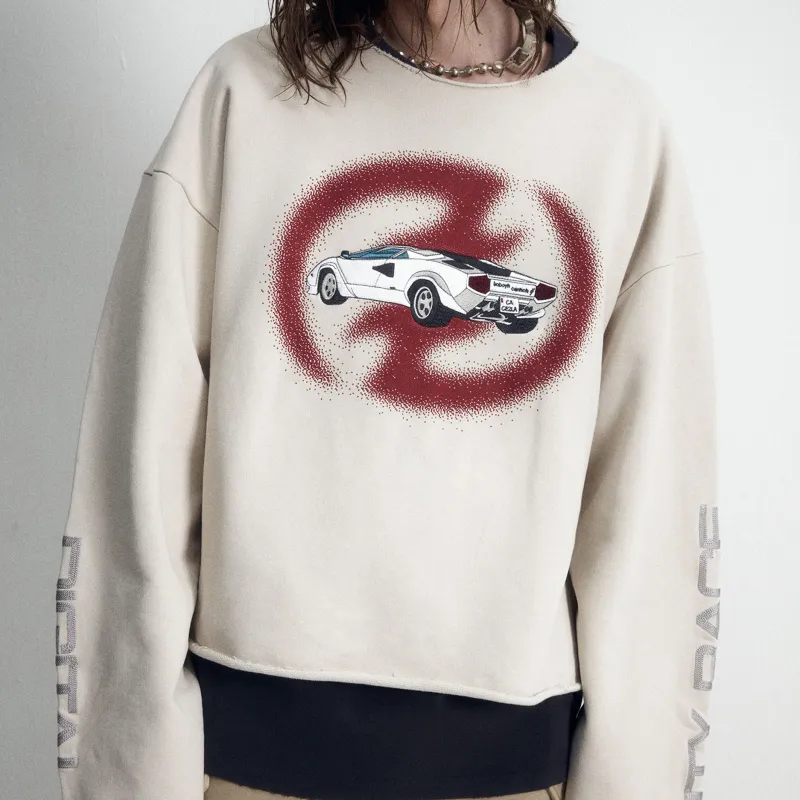 Createexploreexpandconquer Racing Car-print Sweatshirt-5