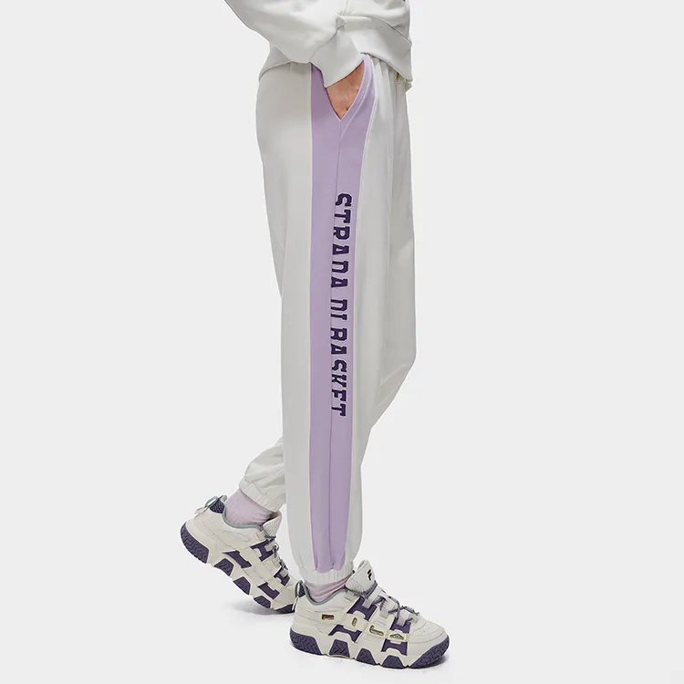 FILA FUSION BASEBALL Series Casual Pants Women's White-4