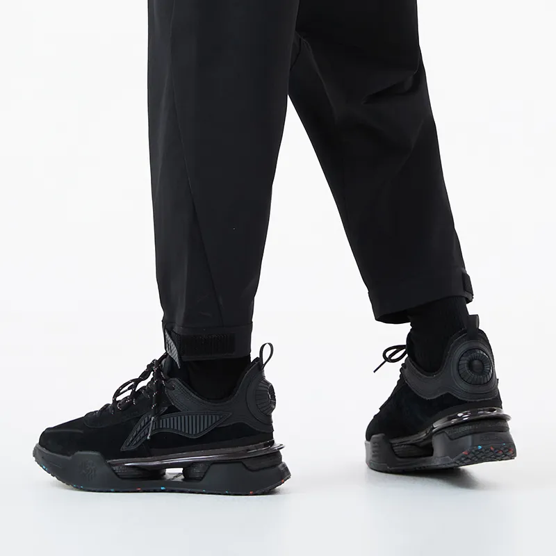LINING x LNG Reburn Low Top Casual Shoes Men's Standard Black-10