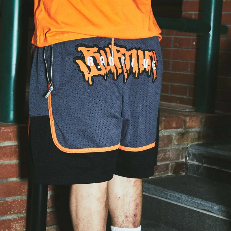 BURNIN x LINING Casual Shorts Unisex Black Gray-2