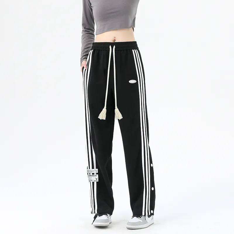 SCRM Minimalist Stripes Unisex Casual Pants-2