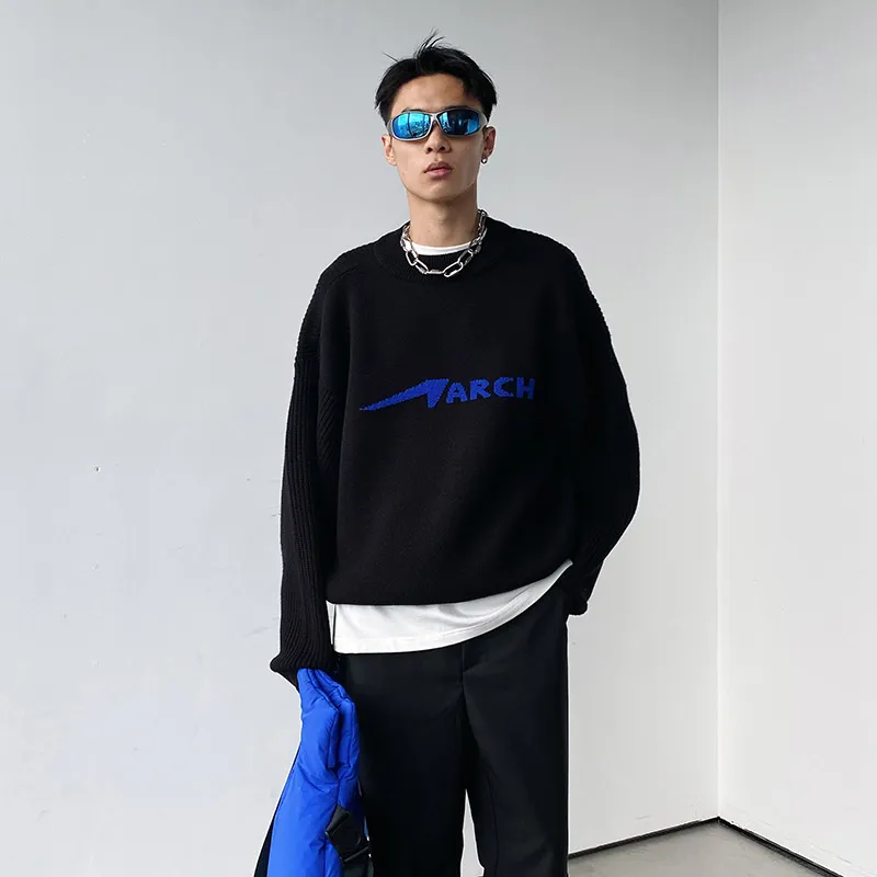 ROARINGWILD ARCH Sweaters Unisex Black-3