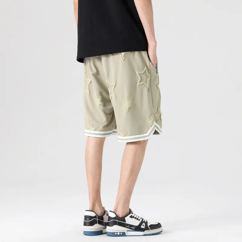 UNKNOWTAL Casual Shorts Unisex Gray Green-3