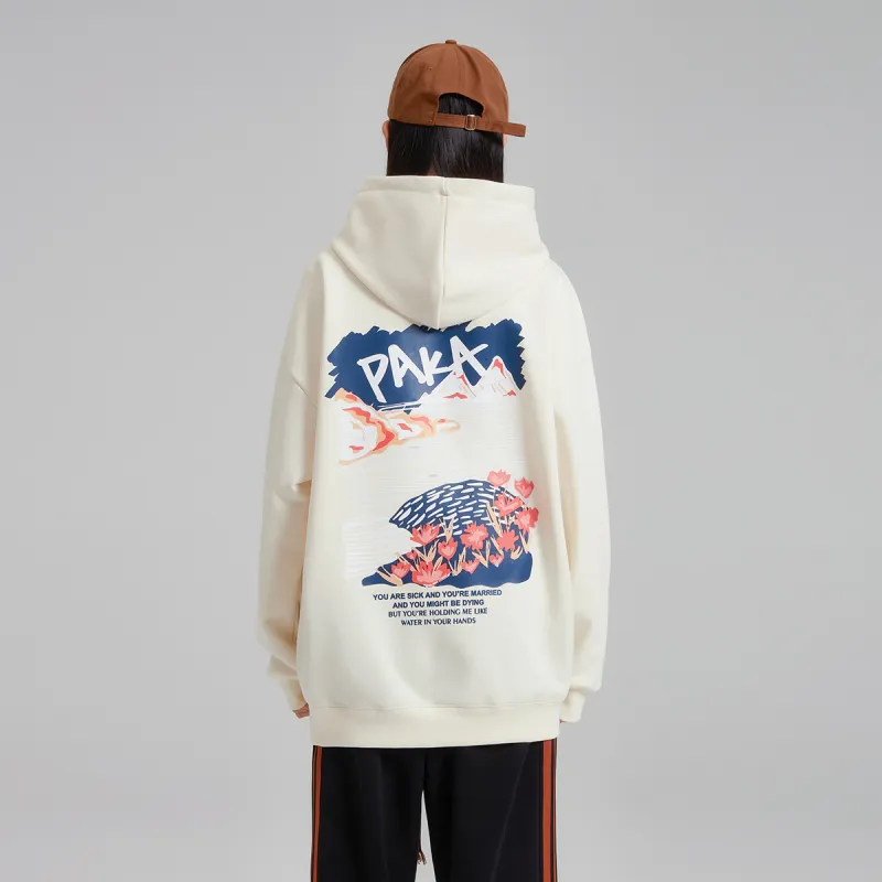 PAKA Hooded Loose Fit Sweatshirt Spring And Autumn Unisex-2