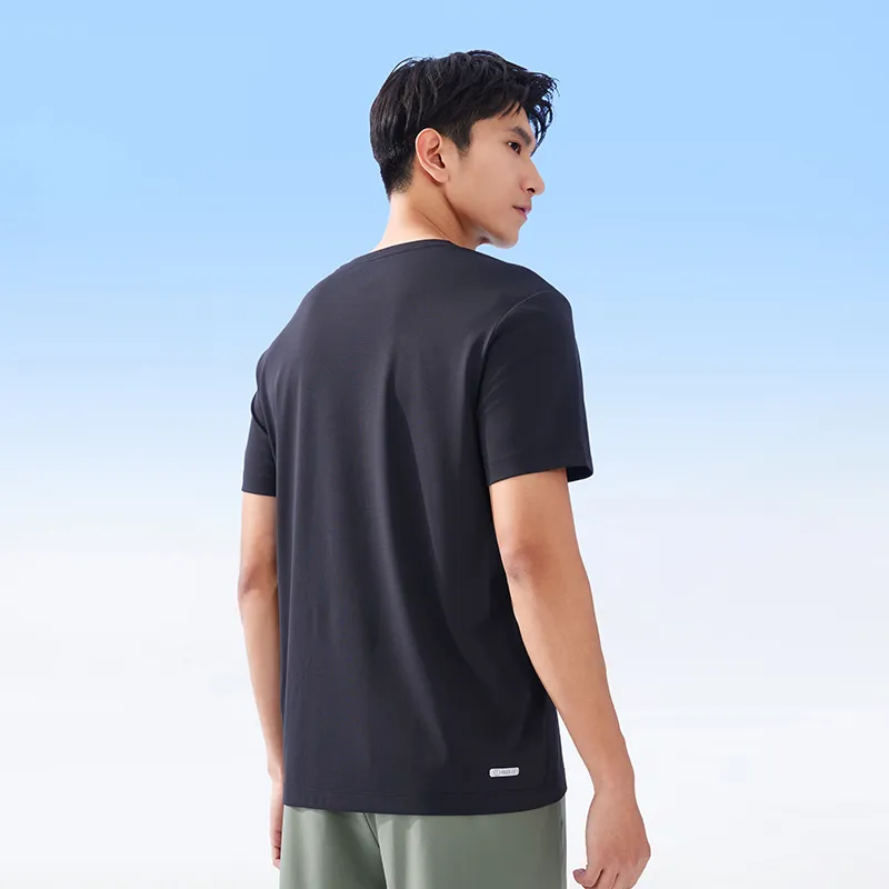 Erke Moisture Wicking Series T Shirts Men Jet Black-5