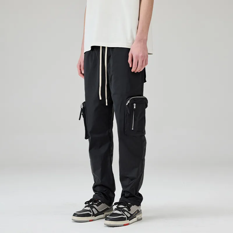 CLIMAX VISION Cargo Pants Unisex Black-2
