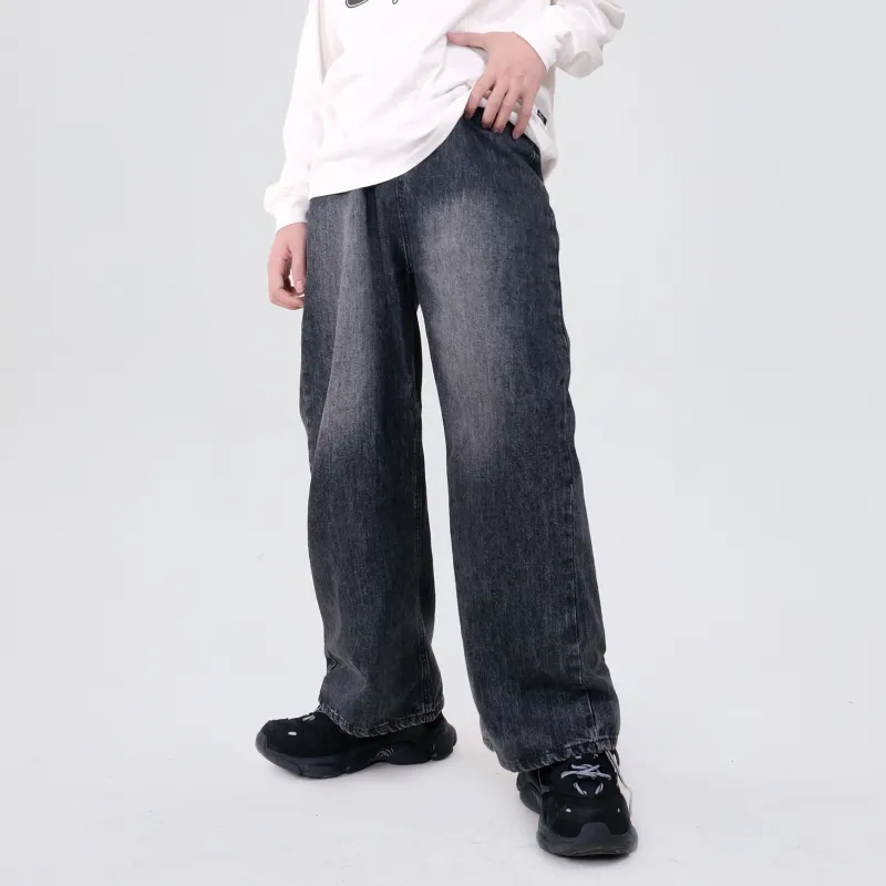 LBPC Straight Jeans Unisex Dark Gray-4