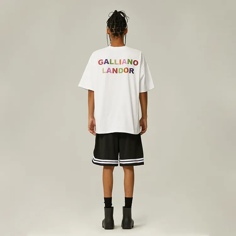 GALLIANO LANDOR SS22 T Shirt Unisex White-2