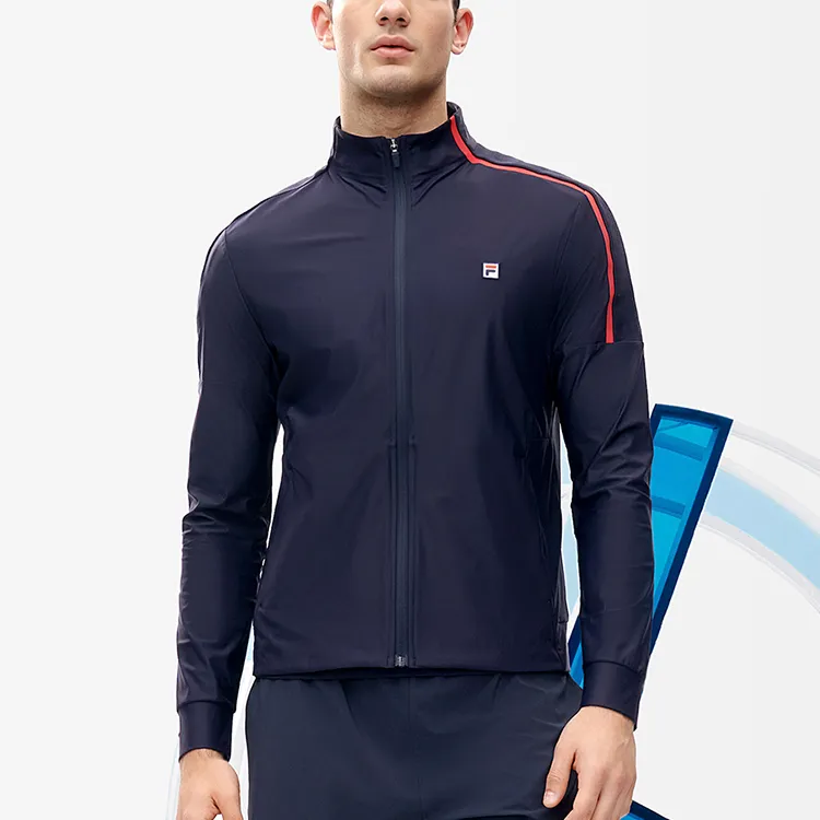 FILA Jackets Men Royal Blue-3