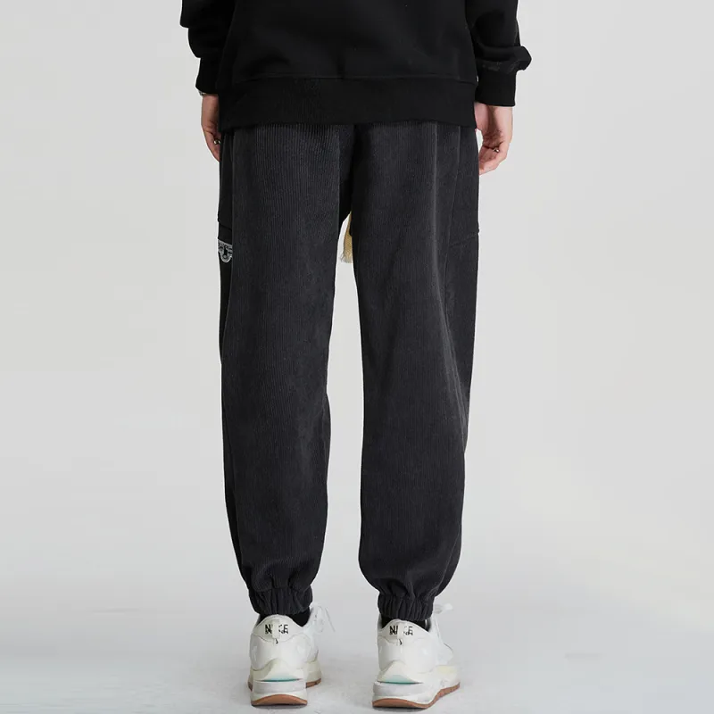 JASONWOOD Autumn And Winter Season Knitted Sports Pants Trendy Thickened Casual Pants Unisex-20