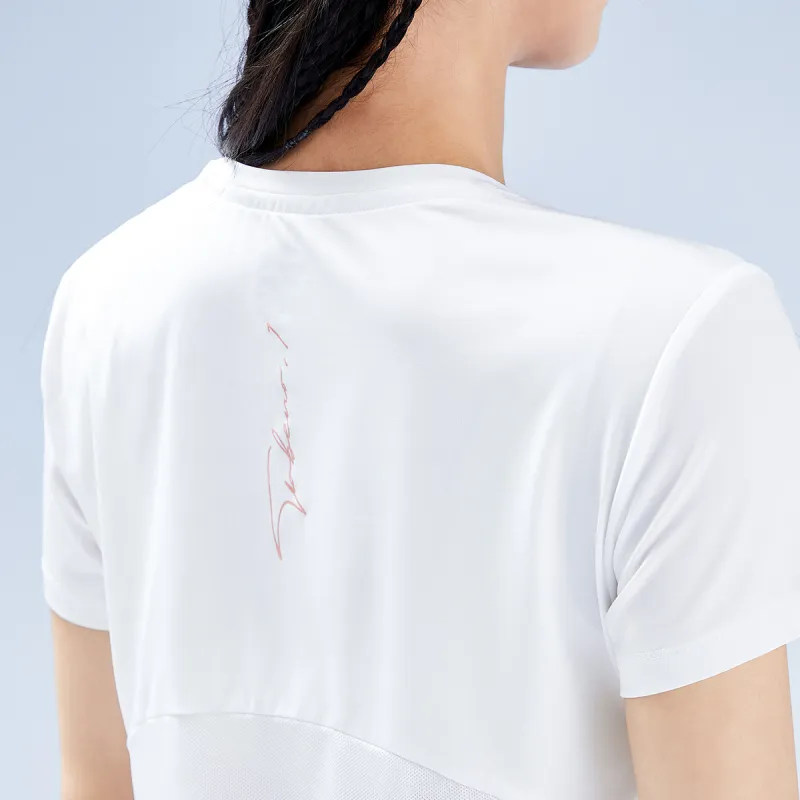 Erke T Shirt Women's True White-2