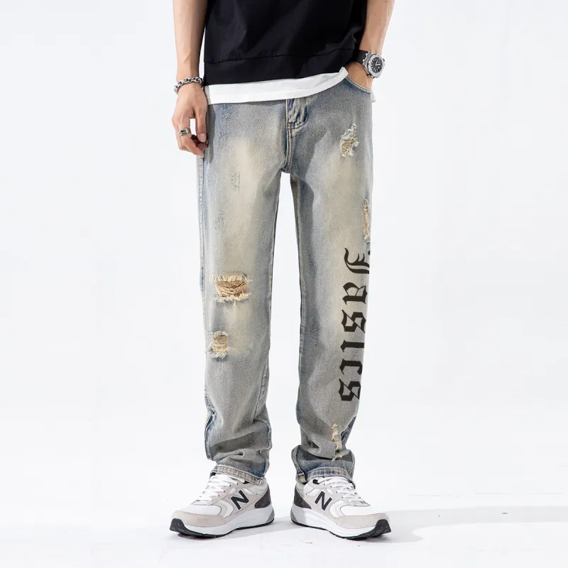 Jaslcs Straight Jeans Fall Unisex Nostalgic Blue-2