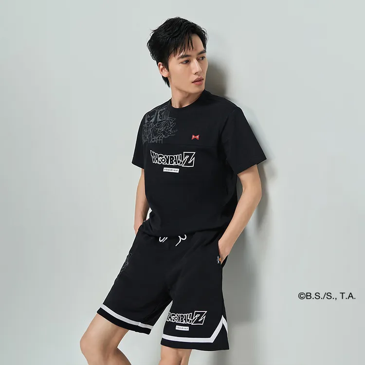 Lee x Dragon Ball Lee X Dragon Ball Co brand Basketball Shorts Unisex Black-5
