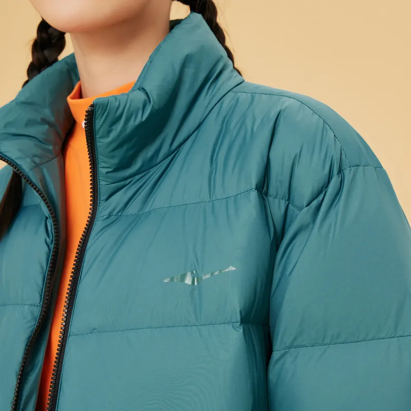 Erke Down Jacket Unisex Turquoise Umber Green-2