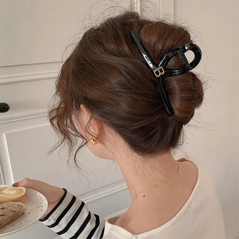 AGOVSKI Resin Hair Clips Women's-2