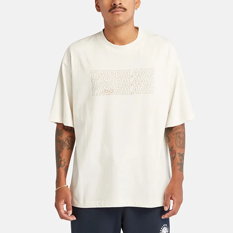 Timberland T Shirt Unisex White-5